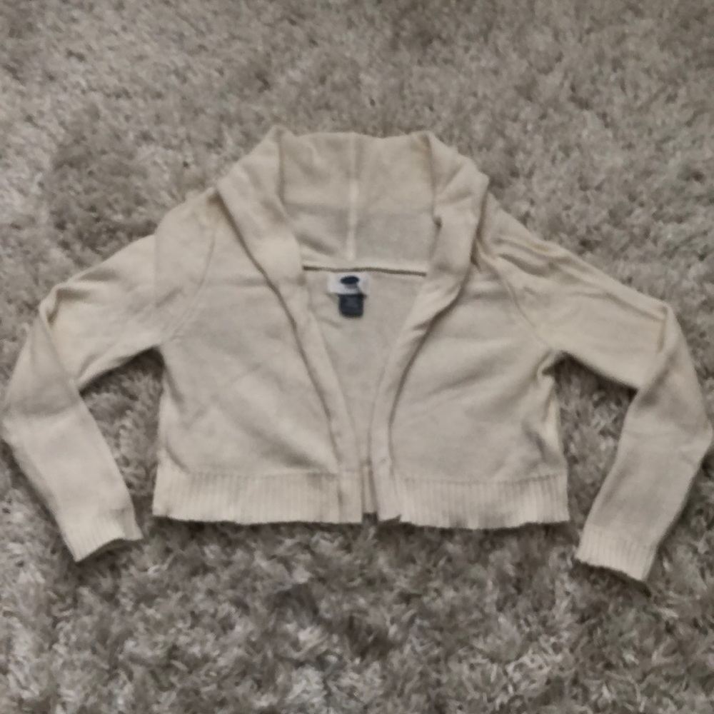 Old navy cardigan size 5 off white (kt3)